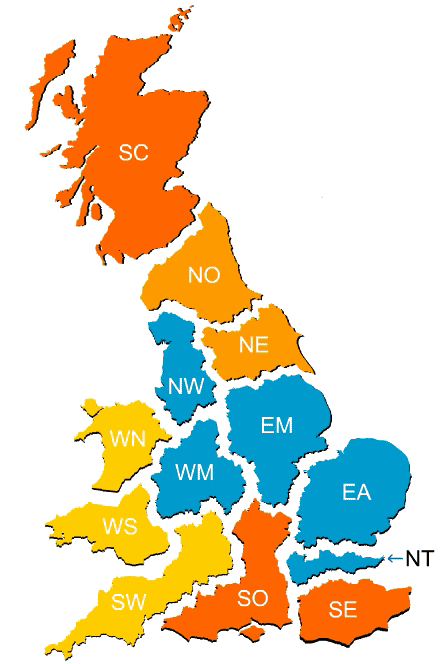 Gas Network Map