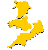 Wales and the South West Network Map